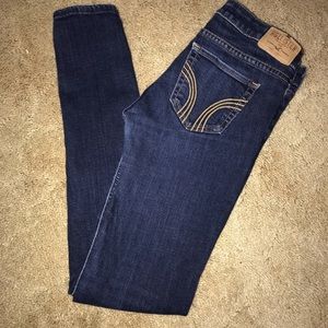 Hollister Dark Skinny Jeans 3R W26